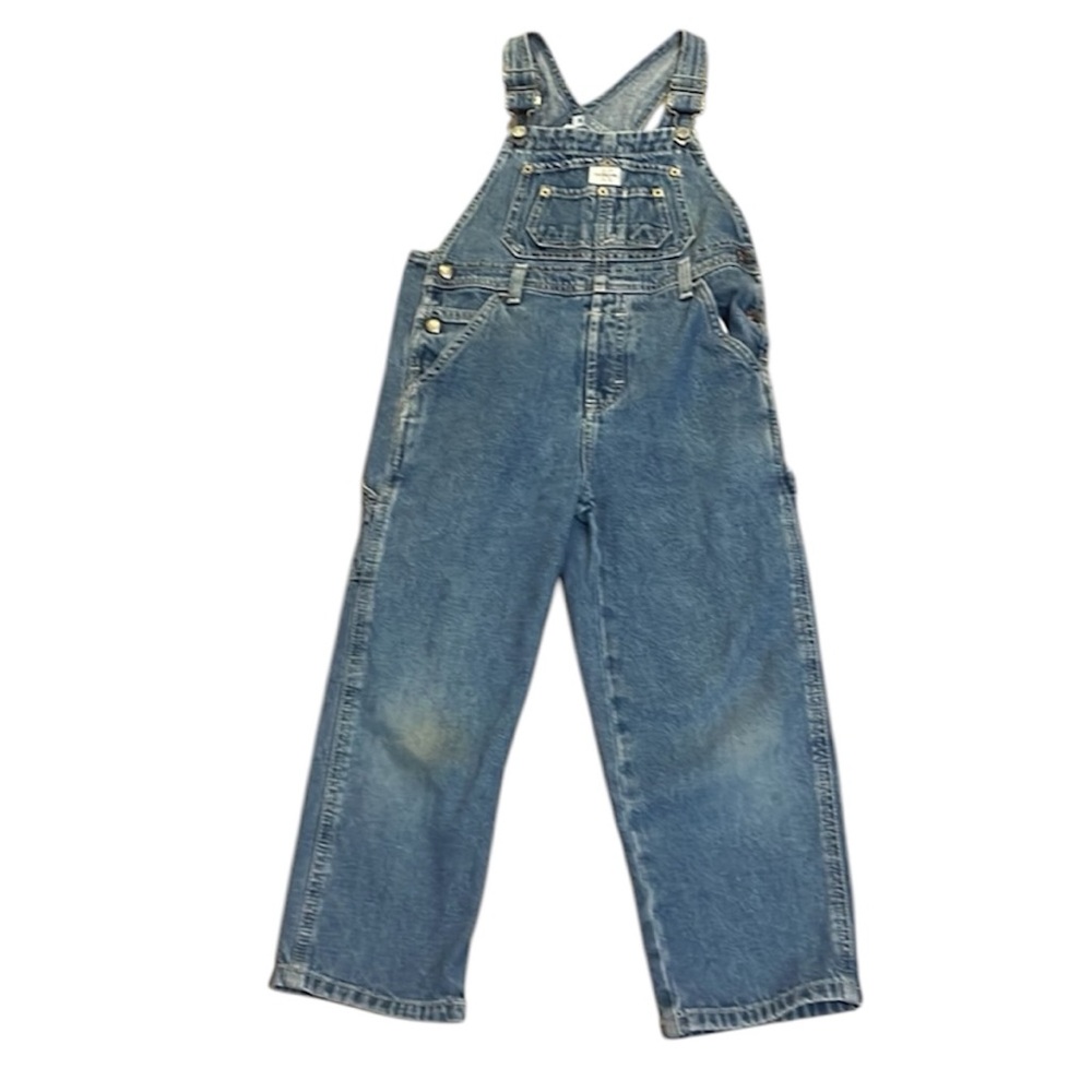 Calvin Klein Bib Top jeans overalls double stonewash Adjustable M vintage 1990’s